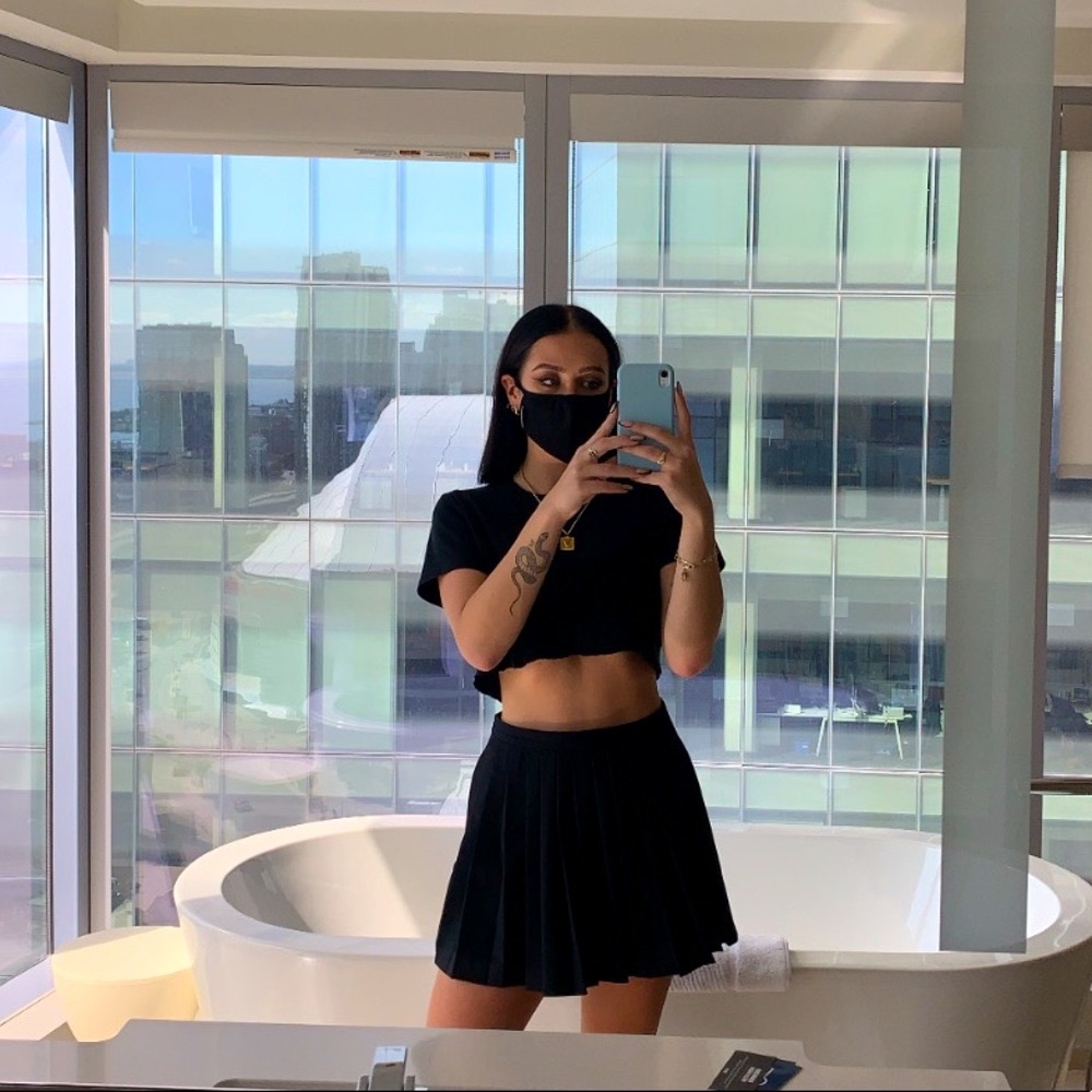 Pleated Zara skort